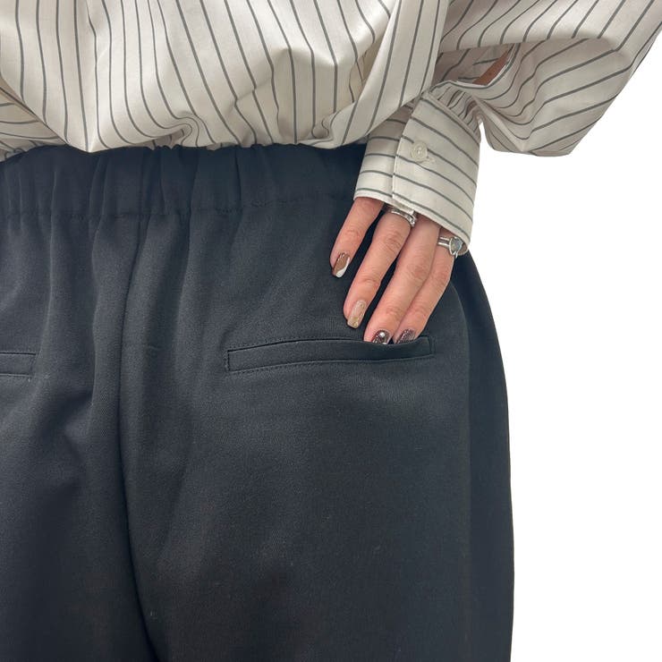 ウールライク裏起毛イージーカーブパンツ | coen【women】 | 詳細画像30 