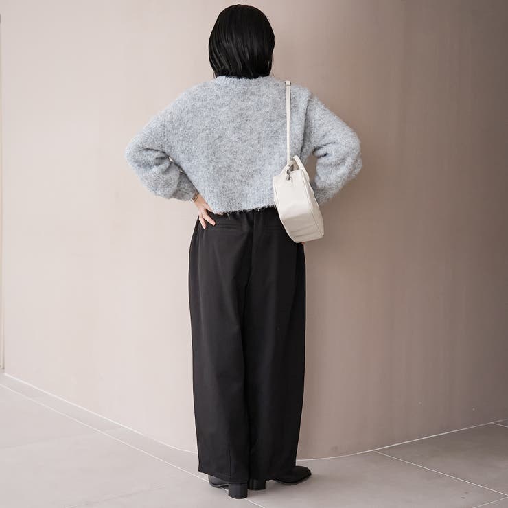 ウールライク裏起毛イージーカーブパンツ | coen【women】 | 詳細画像6 