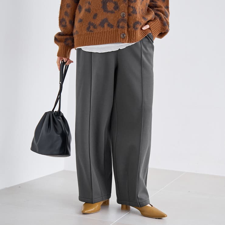 【REVERSE WARM】あったかスウェット ワイドカーブパンツ | coen【women】 | 詳細画像11 