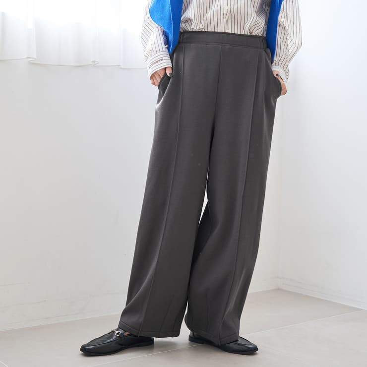 【REVERSE WARM】あったかスウェット ワイドカーブパンツ | coen【women】 | 詳細画像13 