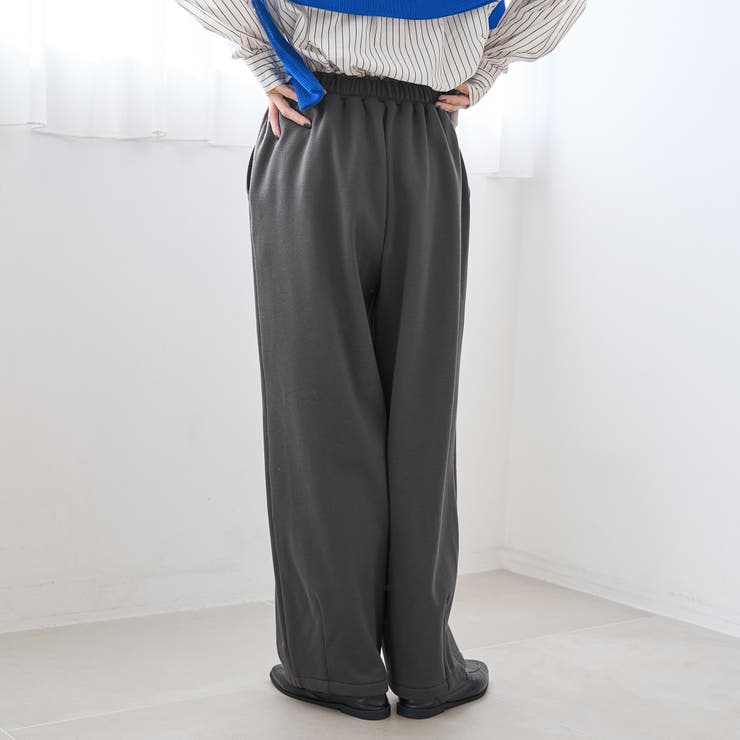 【REVERSE WARM】あったかスウェット ワイドカーブパンツ | coen【women】 | 詳細画像15 