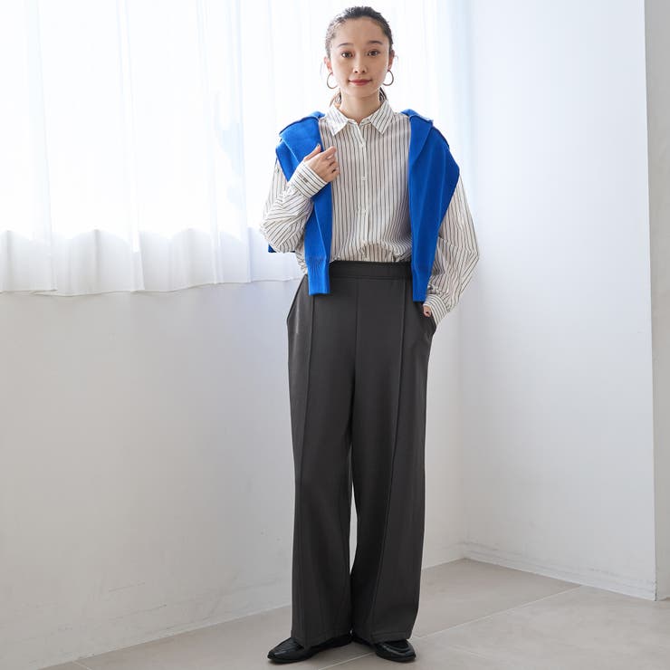 【REVERSE WARM】あったかスウェット ワイドカーブパンツ | coen【women】 | 詳細画像16 