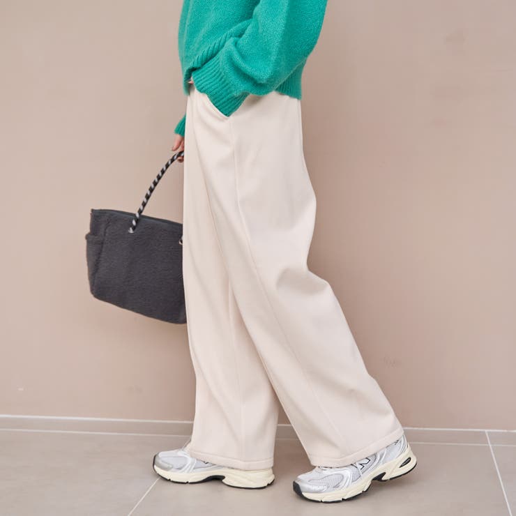 【REVERSE WARM】あったかスウェット ワイドカーブパンツ | coen【women】 | 詳細画像20 