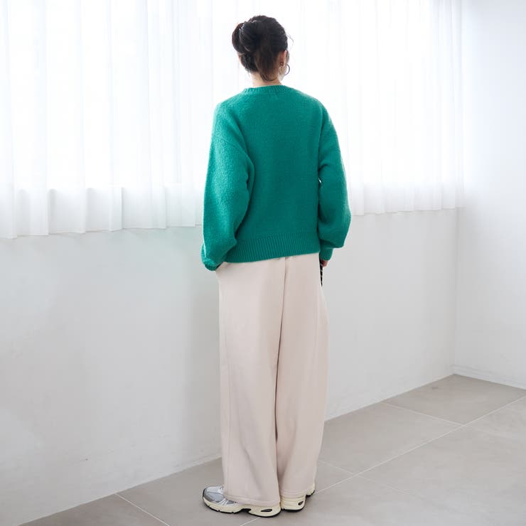 【REVERSE WARM】あったかスウェット ワイドカーブパンツ | coen【women】 | 詳細画像23 