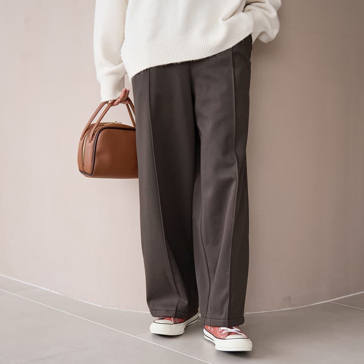 【REVERSE WARM】あったかスウェット ワイドカーブパンツ | coen【women】 | 詳細画像24 