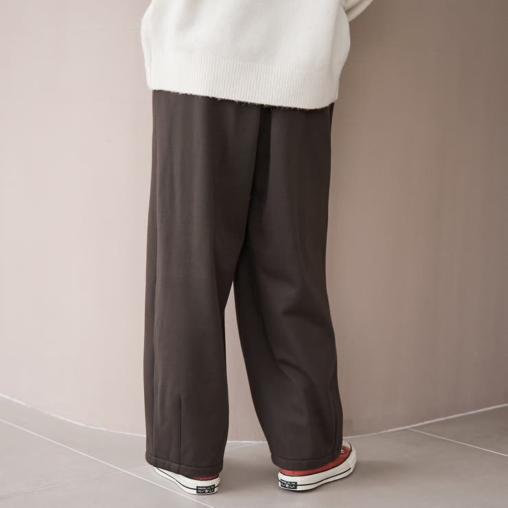 【REVERSE WARM】あったかスウェット ワイドカーブパンツ | coen【women】 | 詳細画像26 