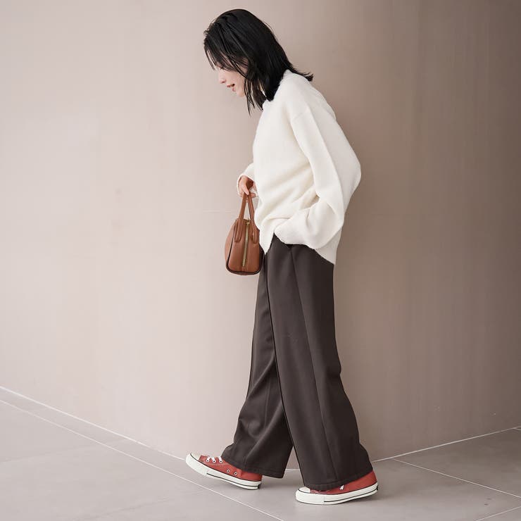 【REVERSE WARM】あったかスウェット ワイドカーブパンツ | coen【women】 | 詳細画像28 