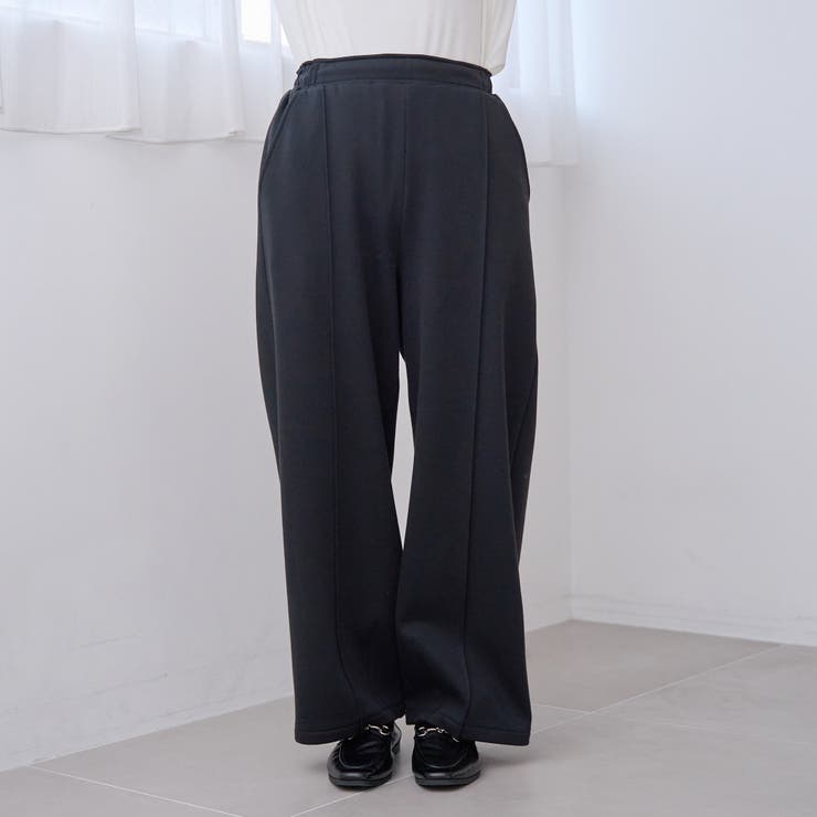 【REVERSE WARM】あったかスウェット ワイドカーブパンツ | coen【women】 | 詳細画像30 