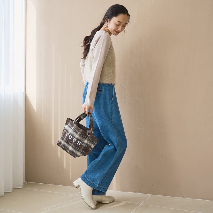 裏起毛ワイドデニムパンツ【インフルエンサー紹介アイテム】 | coen【women】 | 詳細画像17 