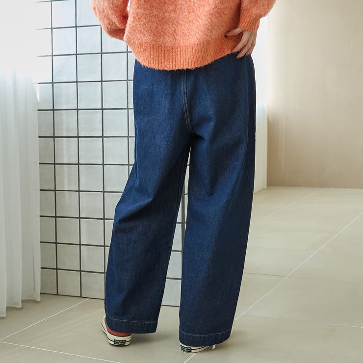 裏起毛ワイドデニムパンツ【インフルエンサー紹介アイテム】 | coen【women】 | 詳細画像22 
