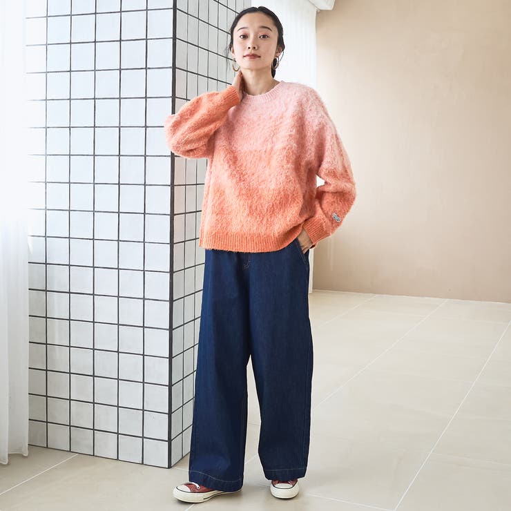 裏起毛ワイドデニムパンツ【インフルエンサー紹介アイテム】 | coen【women】 | 詳細画像25 