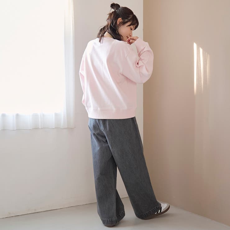 裏起毛ワイドデニムパンツ【インフルエンサー紹介アイテム】 | coen【women】 | 詳細画像3 