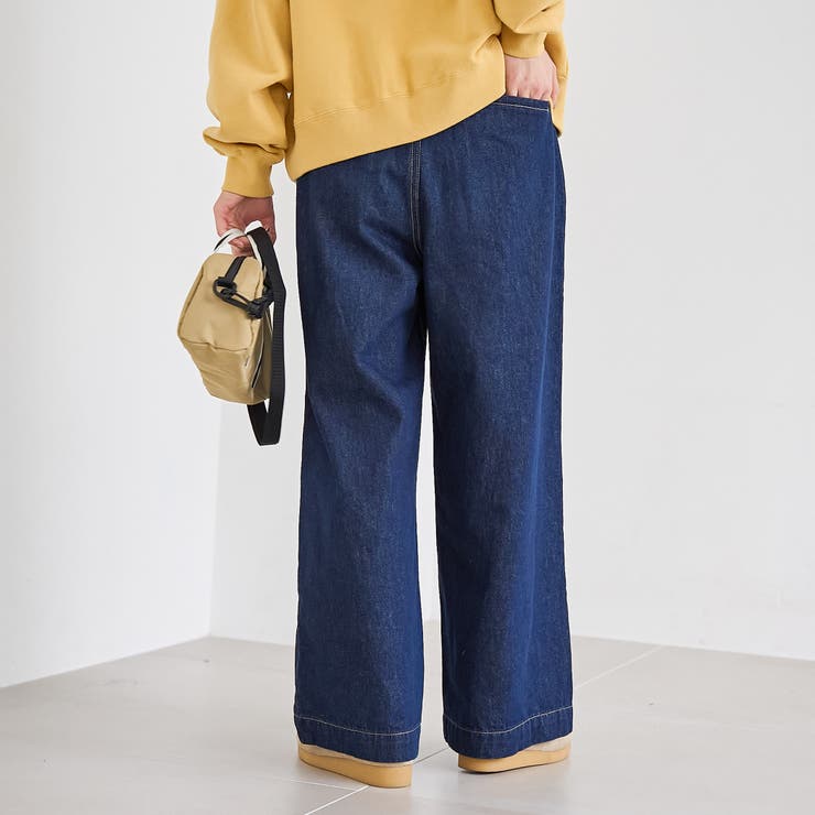 裏起毛ワイドデニムパンツ【インフルエンサー紹介アイテム】 | coen【women】 | 詳細画像30 