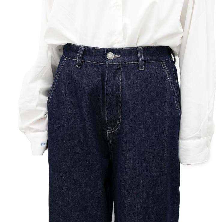 裏起毛ワイドデニムパンツ【インフルエンサー紹介アイテム】 | coen【women】 | 詳細画像34 