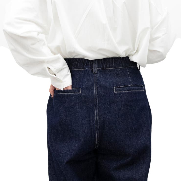 裏起毛ワイドデニムパンツ【インフルエンサー紹介アイテム】 | coen【women】 | 詳細画像37 