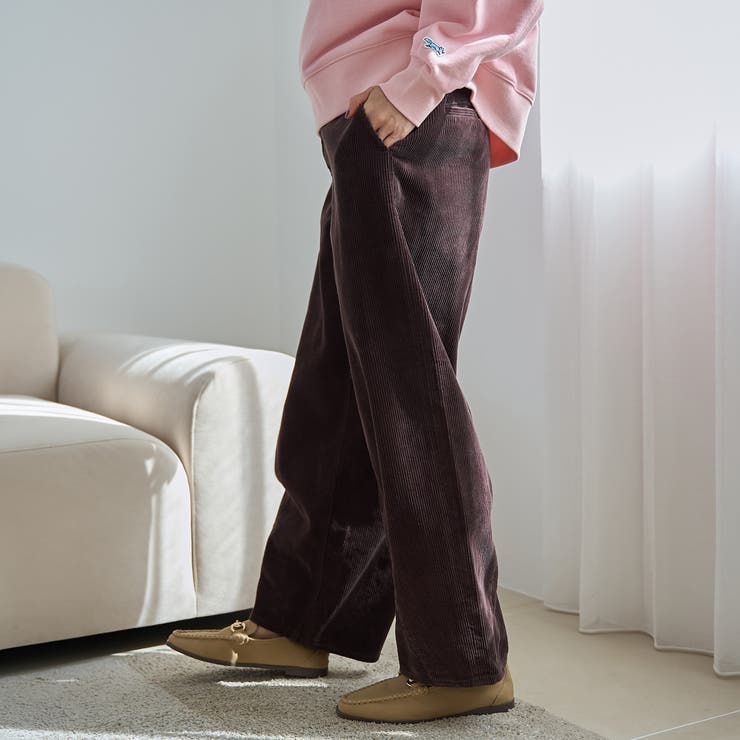 バイオウォッシュコーデュロイワイドパンツ | coen【women】 | 詳細画像11 