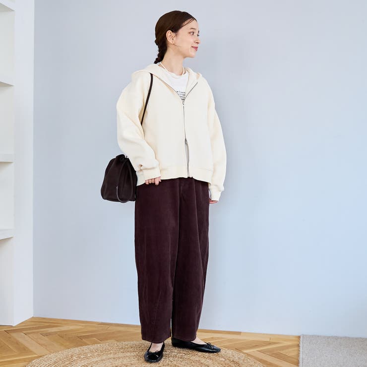 バイオウォッシュコーデュロイワイドパンツ | coen【women】 | 詳細画像13 