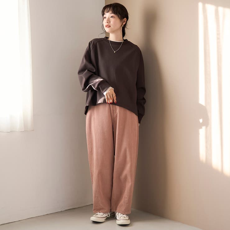 バイオウォッシュコーデュロイワイドパンツ | coen【women】 | 詳細画像15 