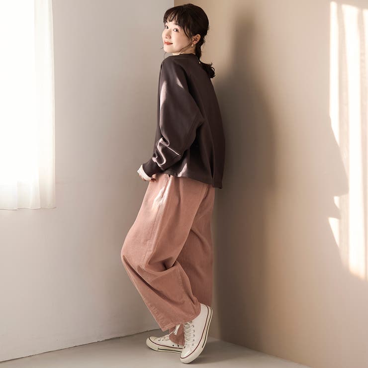 バイオウォッシュコーデュロイワイドパンツ | coen【women】 | 詳細画像16 