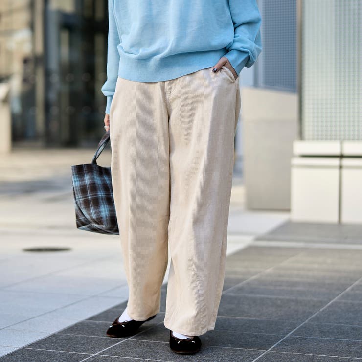 バイオウォッシュコーデュロイワイドパンツ | coen【women】 | 詳細画像2 