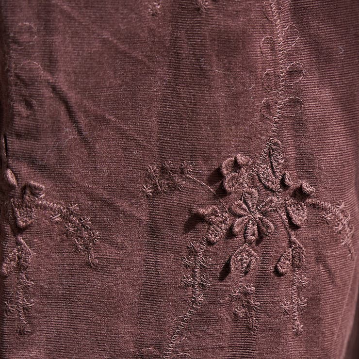 3Dフラワー刺繍 コーデュロイイージーワイドパンツ | coen【women】 | 詳細画像20 