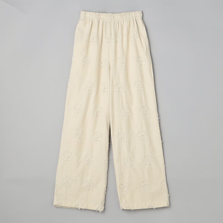 3Dフラワー刺繍 コーデュロイイージーワイドパンツ | coen【women】 | 詳細画像21 