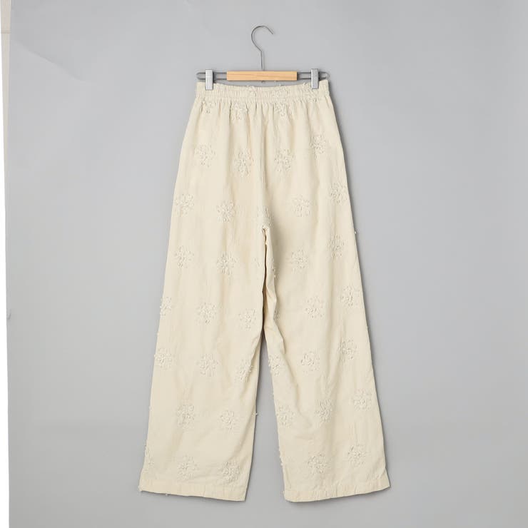 3Dフラワー刺繍 コーデュロイイージーワイドパンツ | coen【women】 | 詳細画像22 