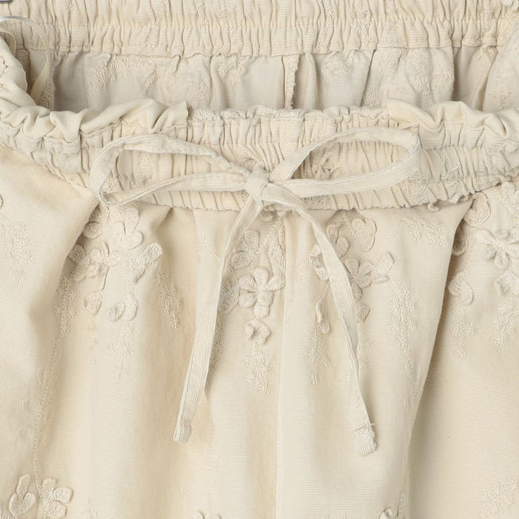 3Dフラワー刺繍 コーデュロイイージーワイドパンツ | coen【women】 | 詳細画像25 