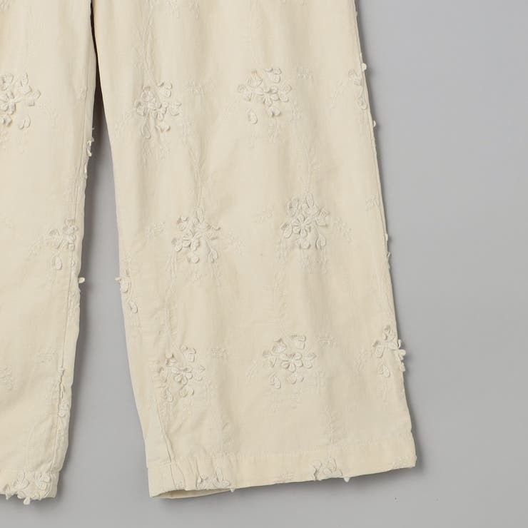 3Dフラワー刺繍 コーデュロイイージーワイドパンツ | coen【women】 | 詳細画像26 