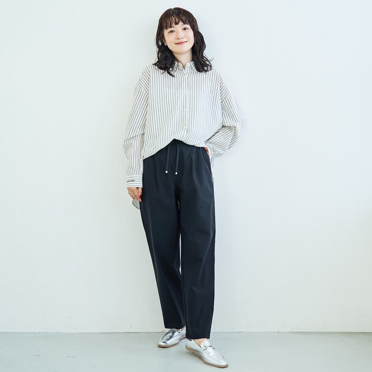 【定番 新サイズ登場】イージービューティーテーパードパンツ（WEB限定サイズあり… | coen【women】 | 詳細画像2 