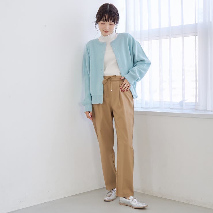 【定番 新サイズ登場】イージービューティーテーパードパンツ（WEB限定サイズあり… | coen【women】 | 詳細画像20 