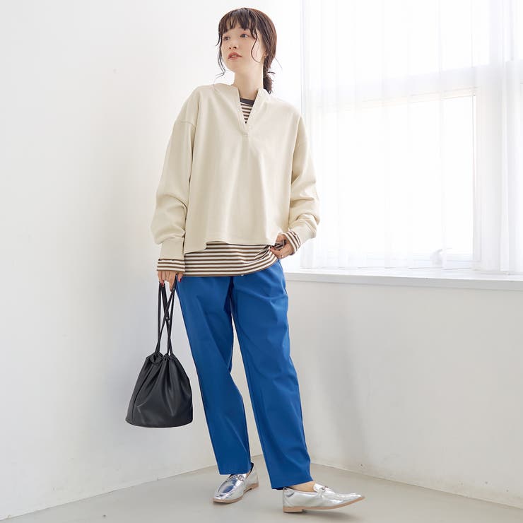 【定番 新サイズ登場】イージービューティーテーパードパンツ（WEB限定サイズあり… | coen【women】 | 詳細画像30 