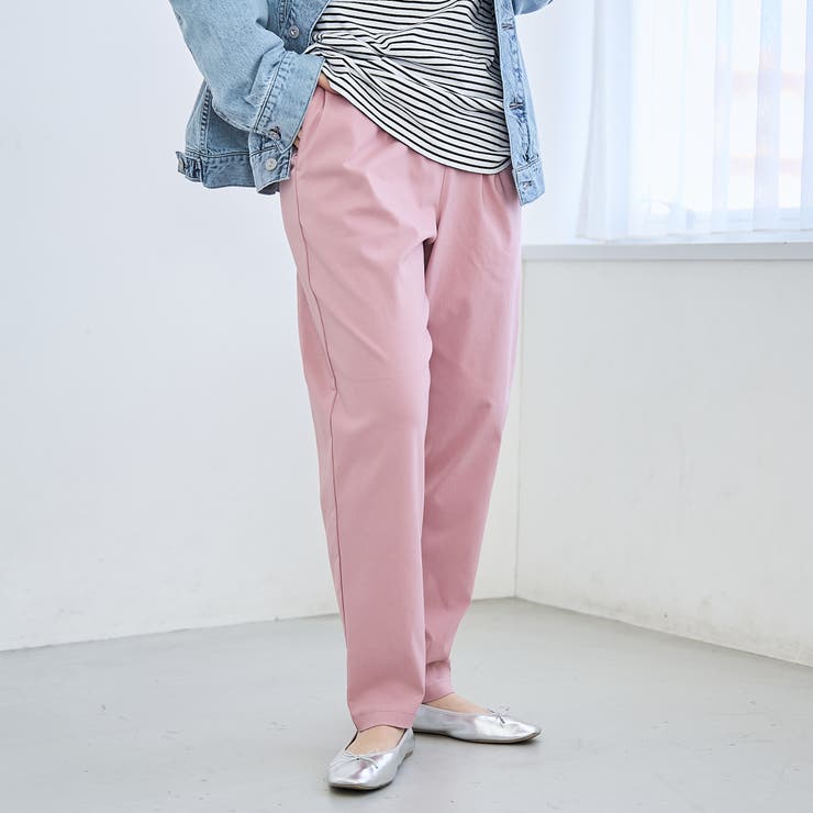 LT.PINK | 【定番 新サイズ登場】イージービューティーテーパードパンツ（WEB限定サイズあり… | coen【women】