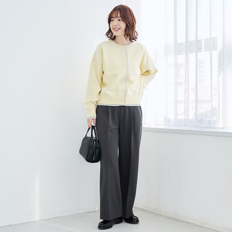 【定番/新サイズ登場】イージービューティーワイドパンツ（WEB限定サイズあり） | coen【women】 | 詳細画像13 