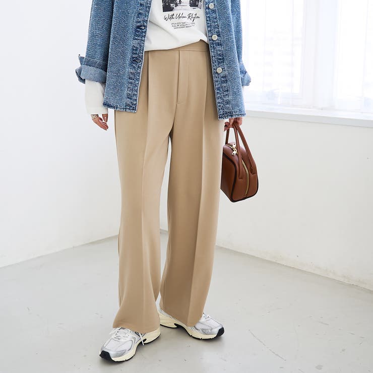 【定番/新サイズ登場】イージービューティーワイドパンツ（WEB限定サイズあり） | coen【women】 | 詳細画像20 