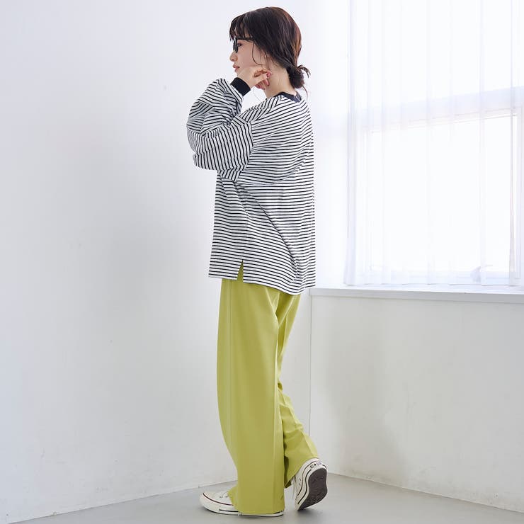 【定番/新サイズ登場】イージービューティーワイドパンツ（WEB限定サイズあり） | coen【women】 | 詳細画像24 