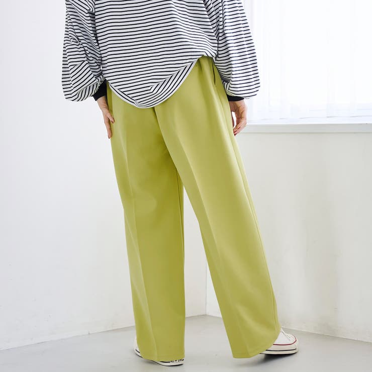 【定番/新サイズ登場】イージービューティーワイドパンツ（WEB限定サイズあり） | coen【women】 | 詳細画像25 