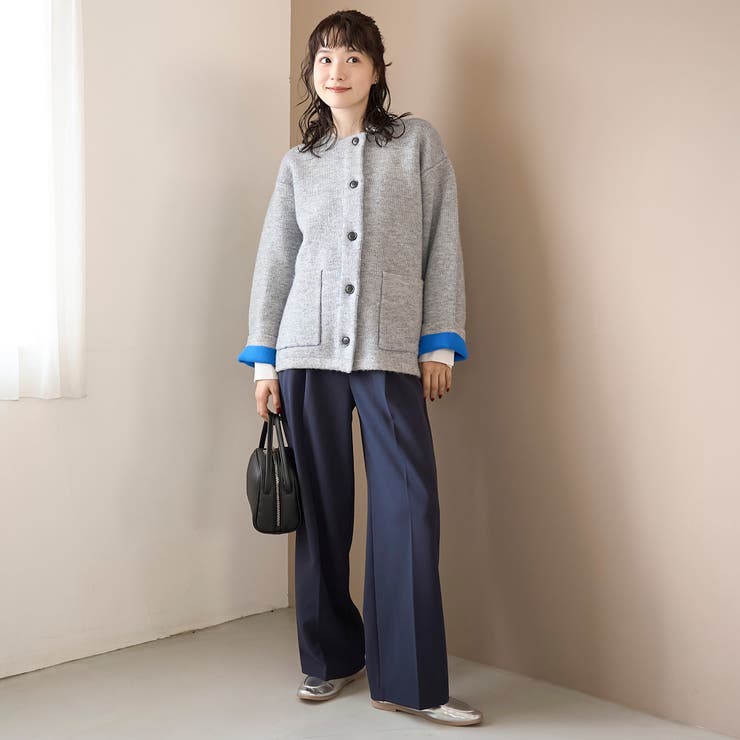 【定番/新サイズ登場】イージービューティーワイドパンツ（WEB限定サイズあり） | coen【women】 | 詳細画像28 