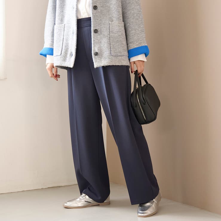 【定番/新サイズ登場】イージービューティーワイドパンツ（WEB限定サイズあり） | coen【women】 | 詳細画像30 