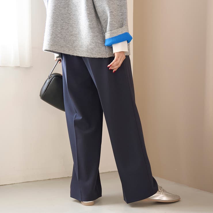 【定番/新サイズ登場】イージービューティーワイドパンツ（WEB限定サイズあり） | coen【women】 | 詳細画像31 