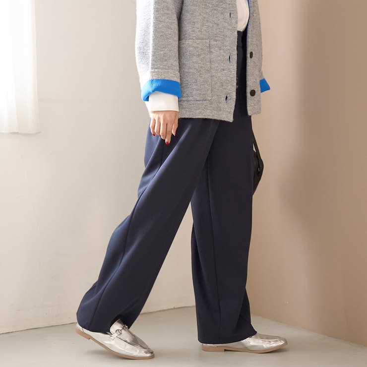 【定番/新サイズ登場】イージービューティーワイドパンツ（WEB限定サイズあり） | coen【women】 | 詳細画像32 