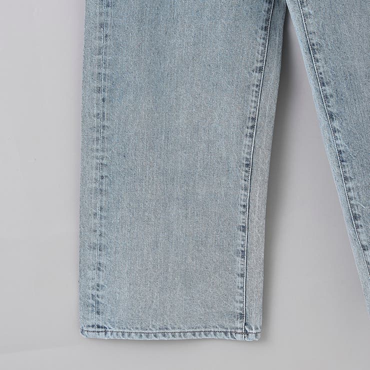 ウエストリボン ワイドストレートデニムパンツ | coen【women】 | 詳細画像36 