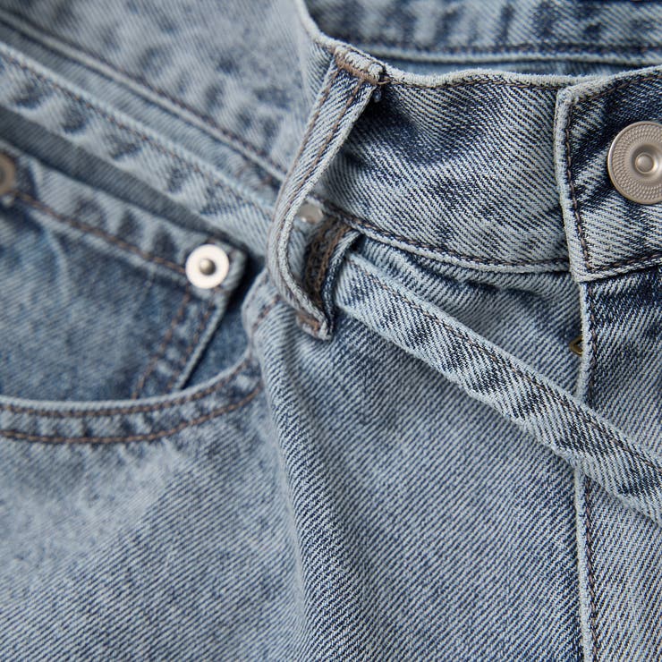 ウエストリボン ワイドストレートデニムパンツ | coen【women】 | 詳細画像40 