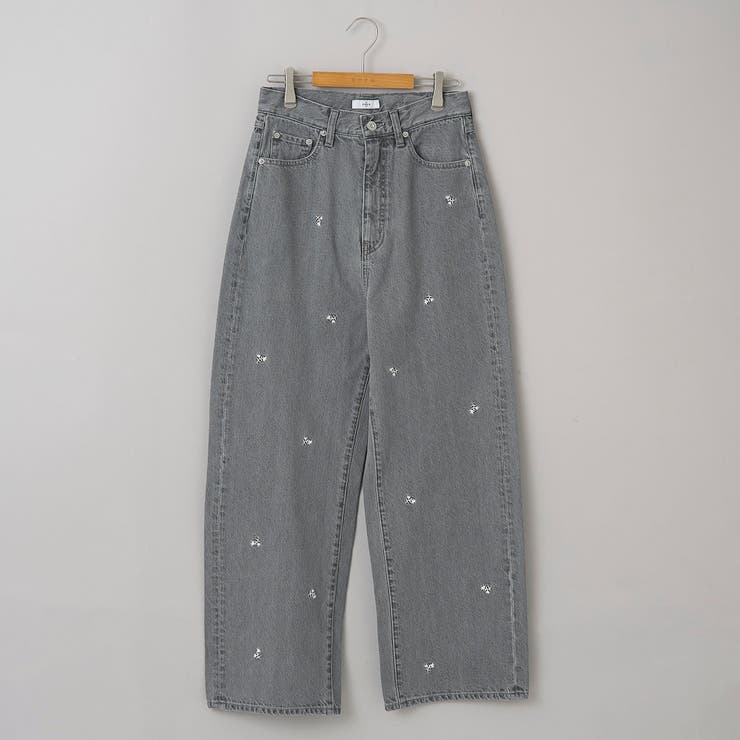 花柄刺繍 ワイドストレートデニムパンツ | coen【women】 | 詳細画像23 