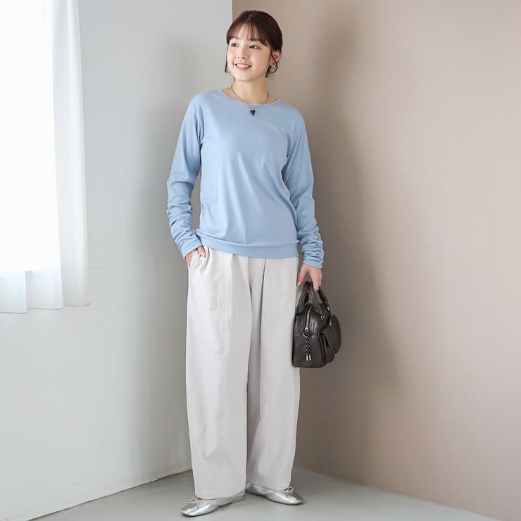 ポリツイルコクーンパンツ | coen【women】 | 詳細画像9 