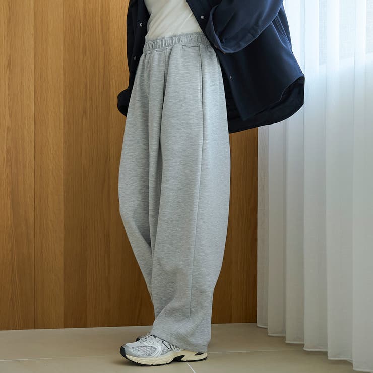 ダンボールイージーワイド カーブスウェットパンツ | coen【women】 | 詳細画像13 