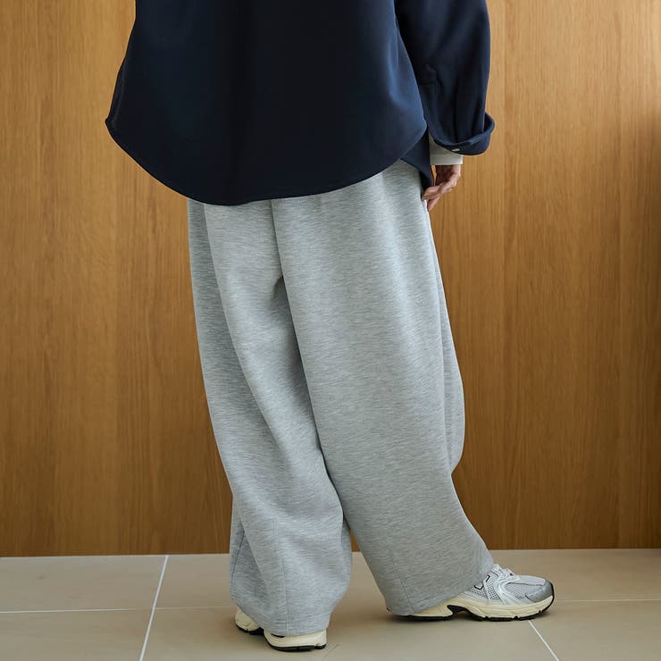 ダンボールイージーワイド カーブスウェットパンツ | coen【women】 | 詳細画像14 