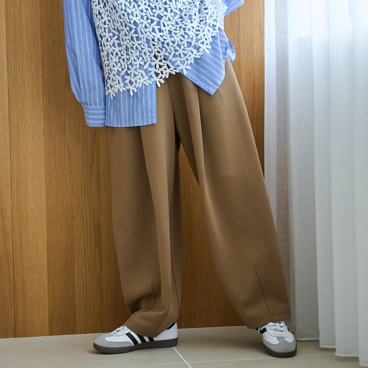 ダンボールイージーワイド カーブスウェットパンツ | coen【women】 | 詳細画像17 