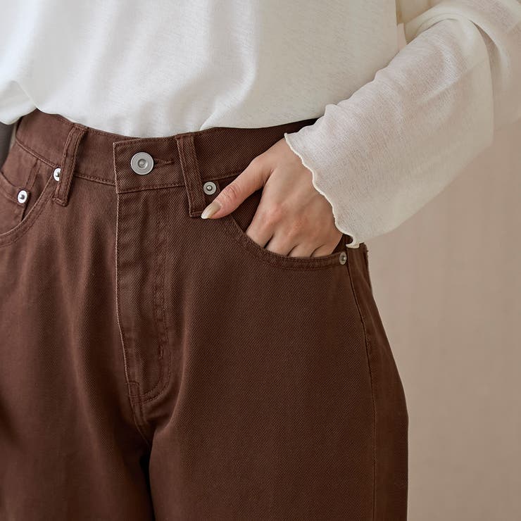 【スプリングカラー】ストレートカラーデニムパンツ | coen【women】 | 詳細画像25 