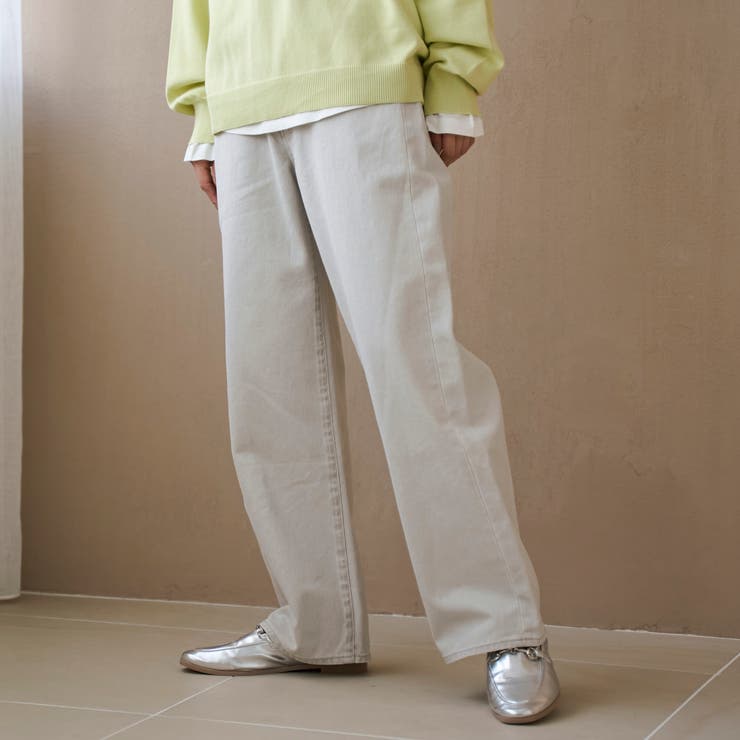 【スプリングカラー】ストレートカラーデニムパンツ | coen【women】 | 詳細画像5 